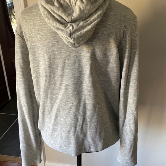 Drew grey twist front hoodie - Picture 3 of 10